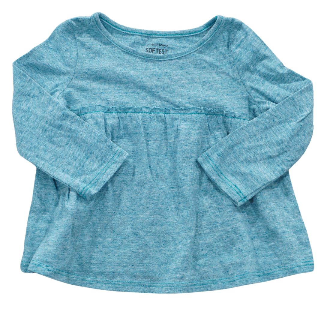 Blue Jumping Beans Long Sleeve Shirt, 12 m