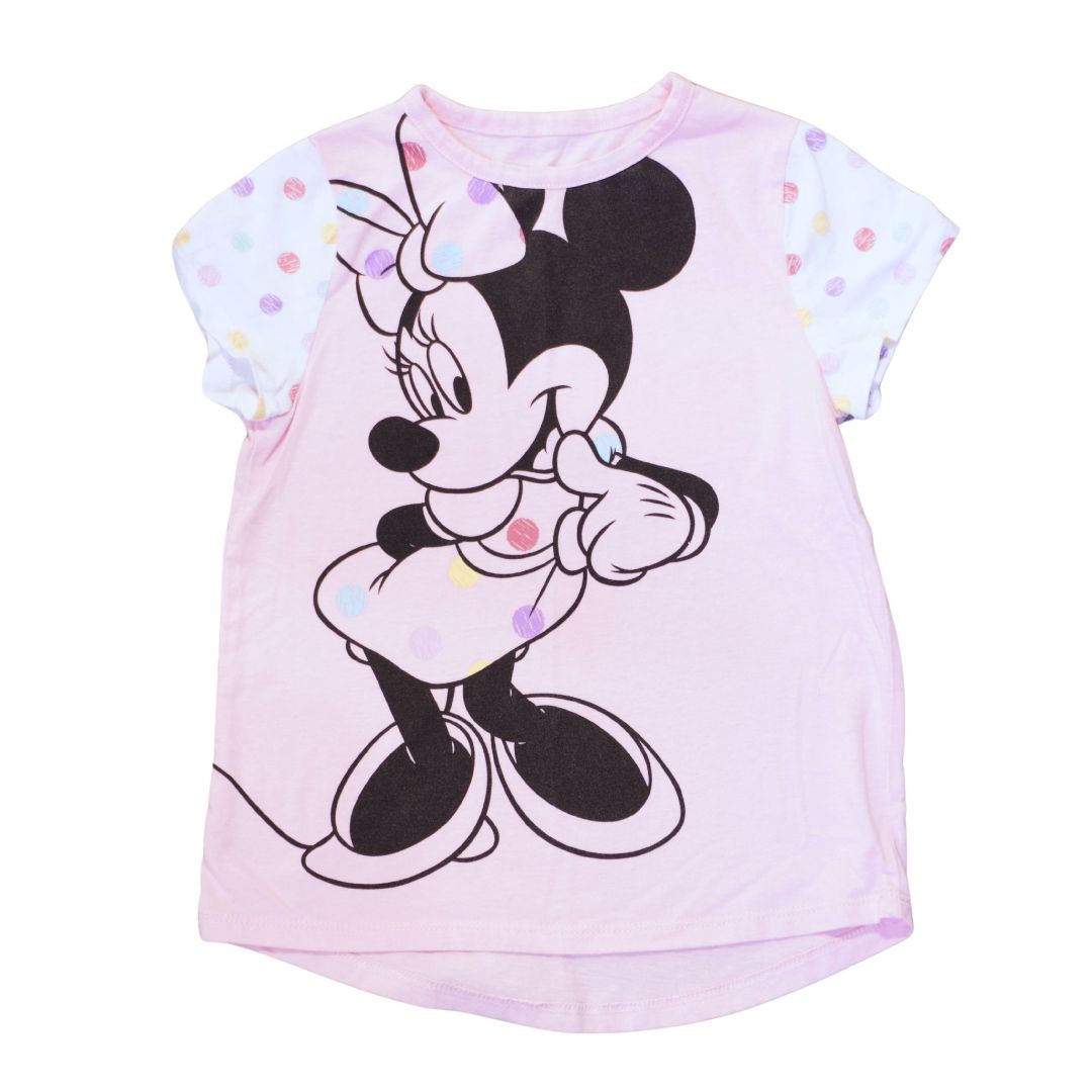 Camiseta infantil de Minnie Mouse de Disney en color rosa, talla 5