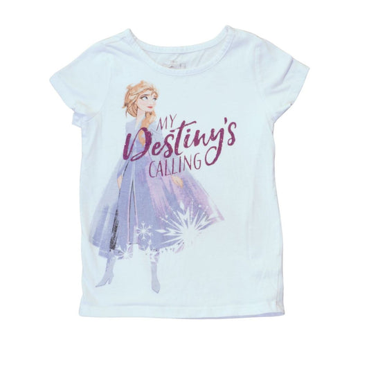 Camiseta infantil blanca de Frozen 2 de Disney, talla 5