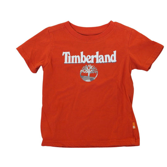 Toddler Red Timberland T-shirt, 3T