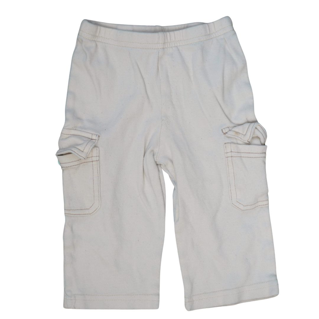 Baby Beige Baby Gear Cargo Pull-on Pants, 6-9 m