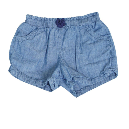 Toddler Blue Old Navy Chambray Bubble Shorts, 5T