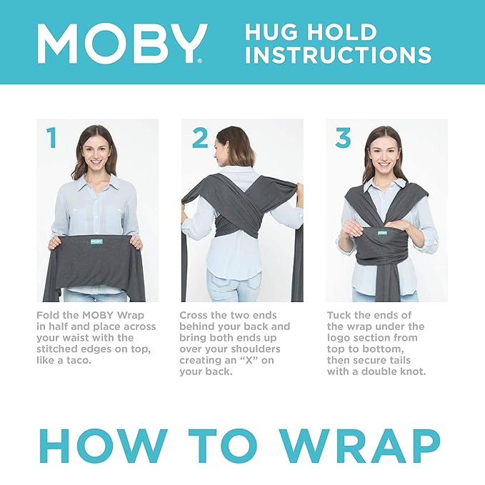 Moby - Gray Wrap Baby Carrier