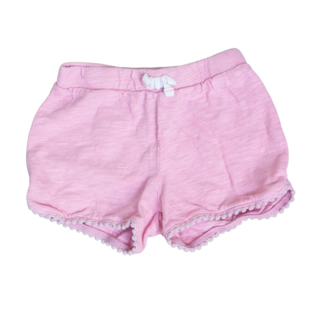 Pantalones cortos para niños pequeños con diseño de frijoles saltarines en color rosa, 5T