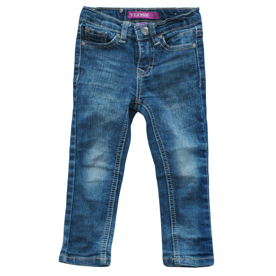 Pantalones vaqueros azules Vigoss para niños pequeños, 2T