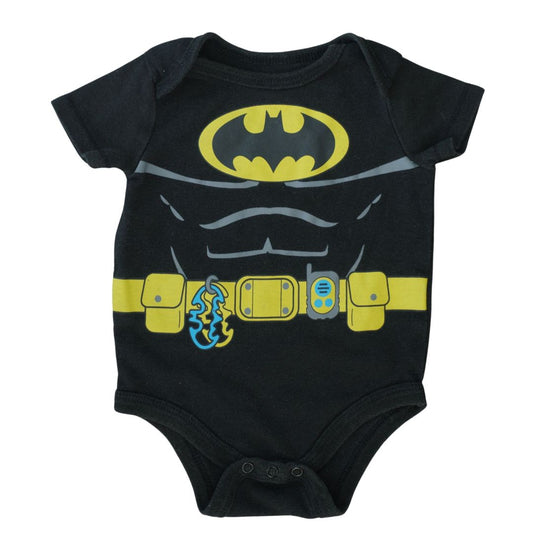 Black Batman Graphic Bodysuit, 3-6 m