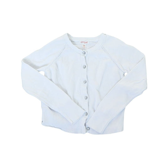 Kid's White Cat & Jack Cardigan, 8