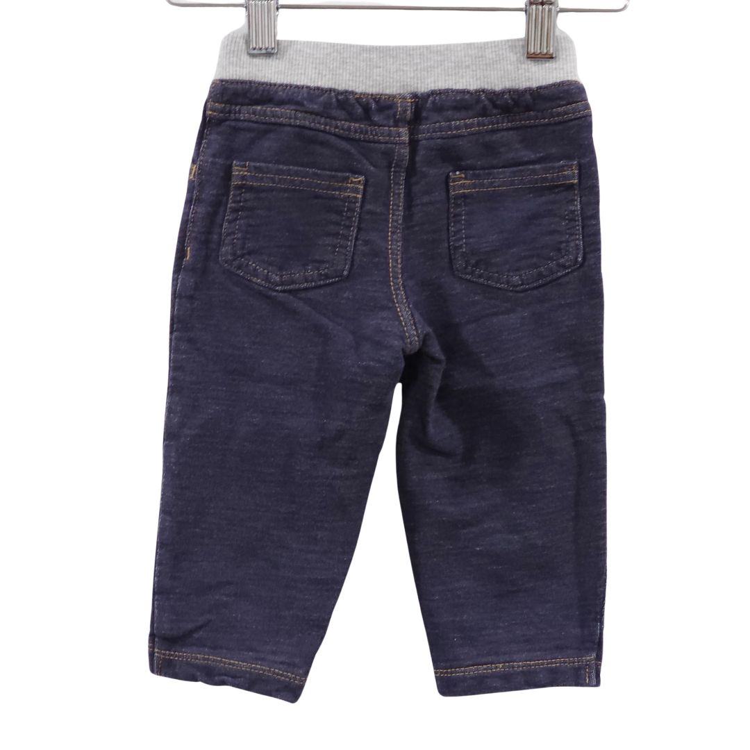 Carter's - Blue Pull-On Knit Denim Pants, 12 m