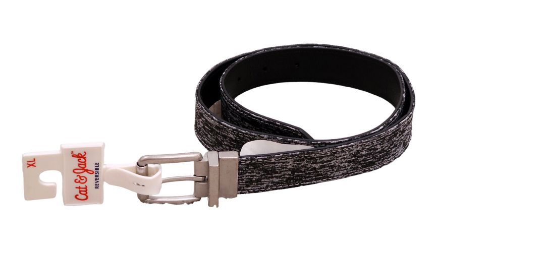 Cat & Jack - Black Boys Reversible Belt, XL