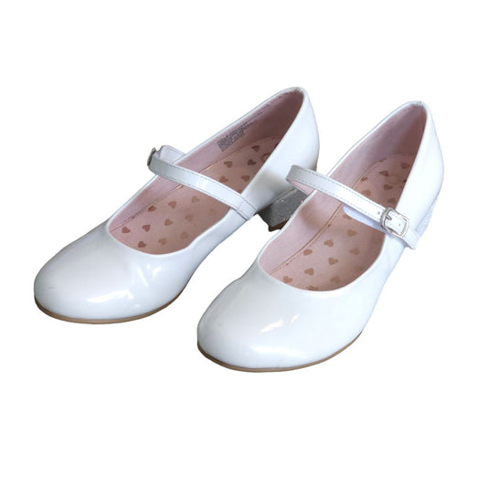 Sonoma Goods For Life - Zapatos de vestir para niñas Lizzyy en color blanco, 3