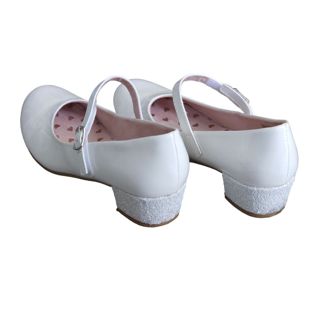 Sonoma Goods For Life - Zapatos de vestir para niñas Lizzyy en color blanco, 3