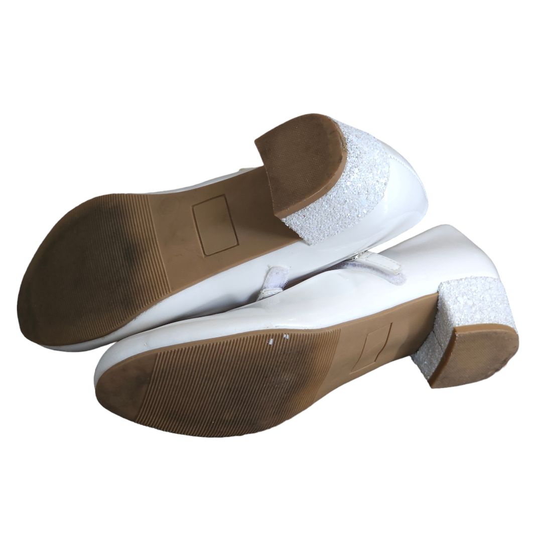 Sonoma Goods For Life - Zapatos de vestir para niñas Lizzyy en color blanco, 3