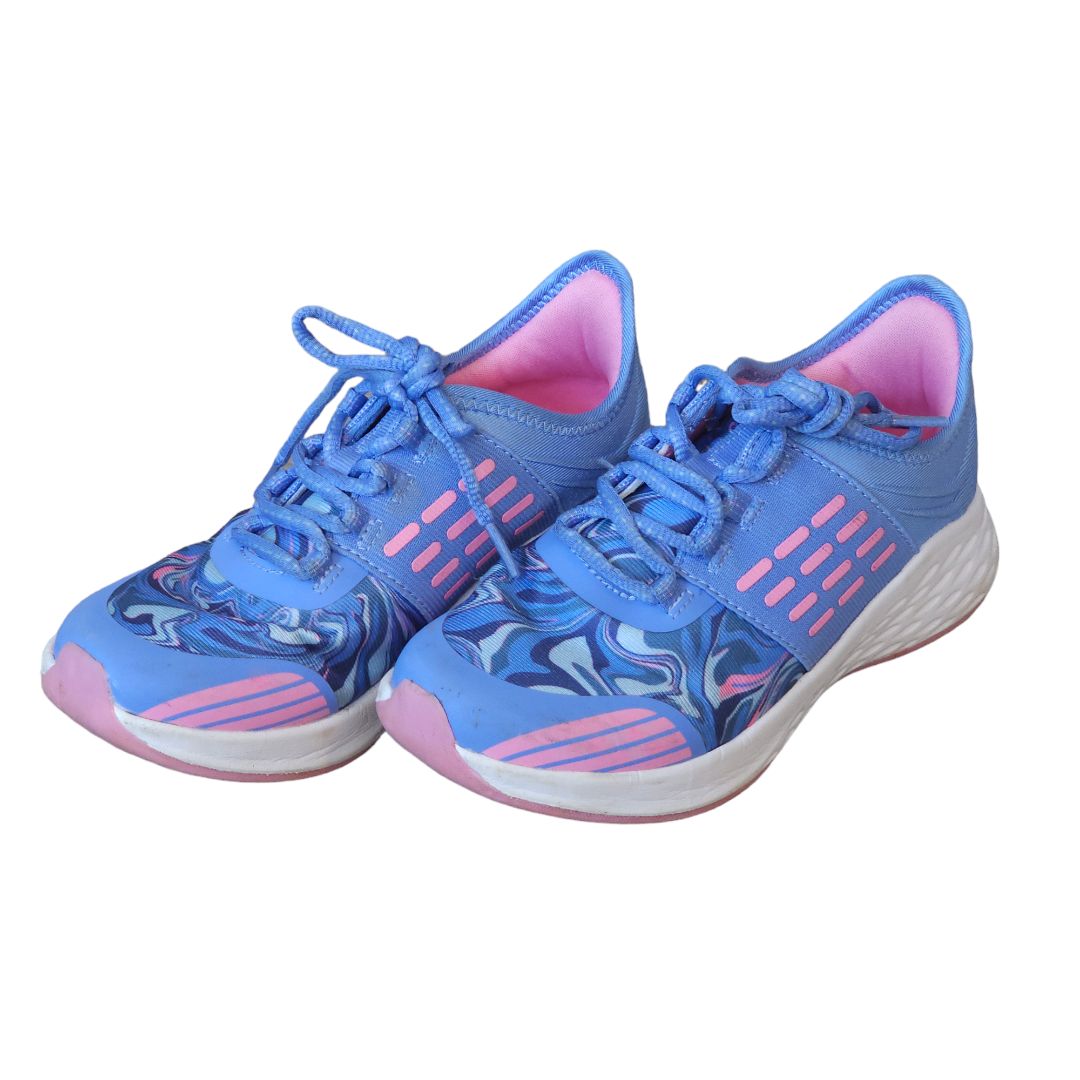 Girls Mesh Running Sneakers - Blue Athletic Works, 2