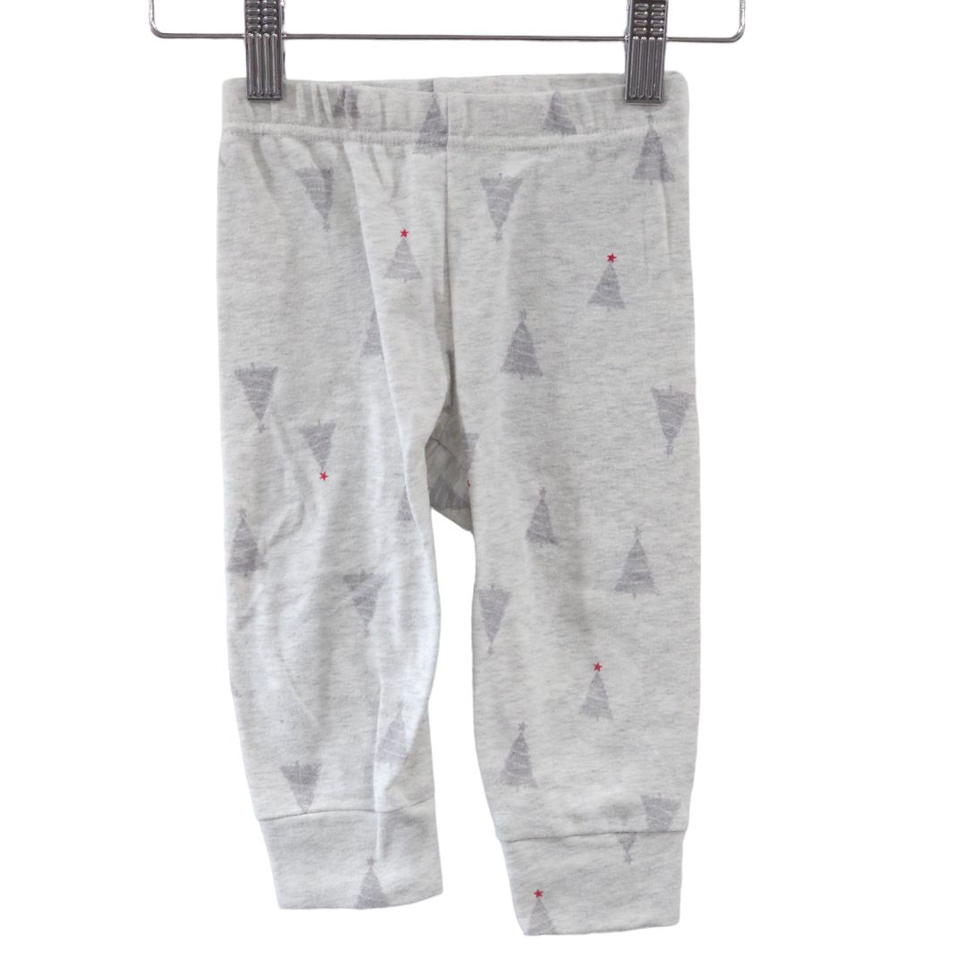 Carter's - Gray 2 Piece Christmas Long Sleeve Bodysuit and Pants, 12 m