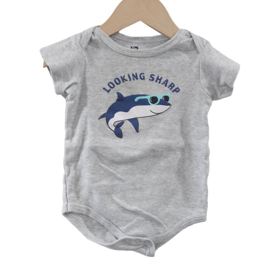 Hudson Baby -  Set of 2 Shark Bodysuits, 9-12 m