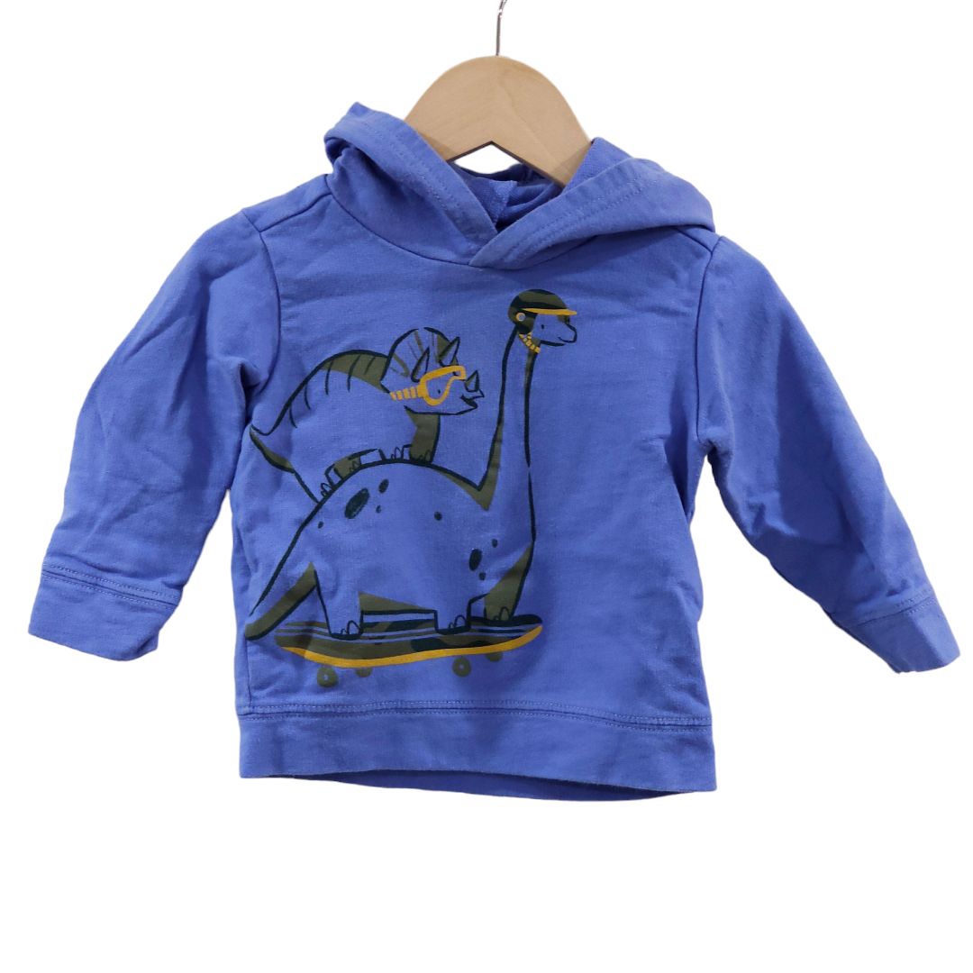 Carter's - Blue Boys Dinosaur Hoodie Sweatshirt, 18 m