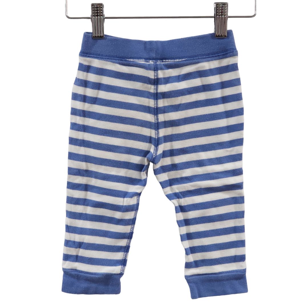 Old Navy - Blue Striped Joggers, 12-18 m