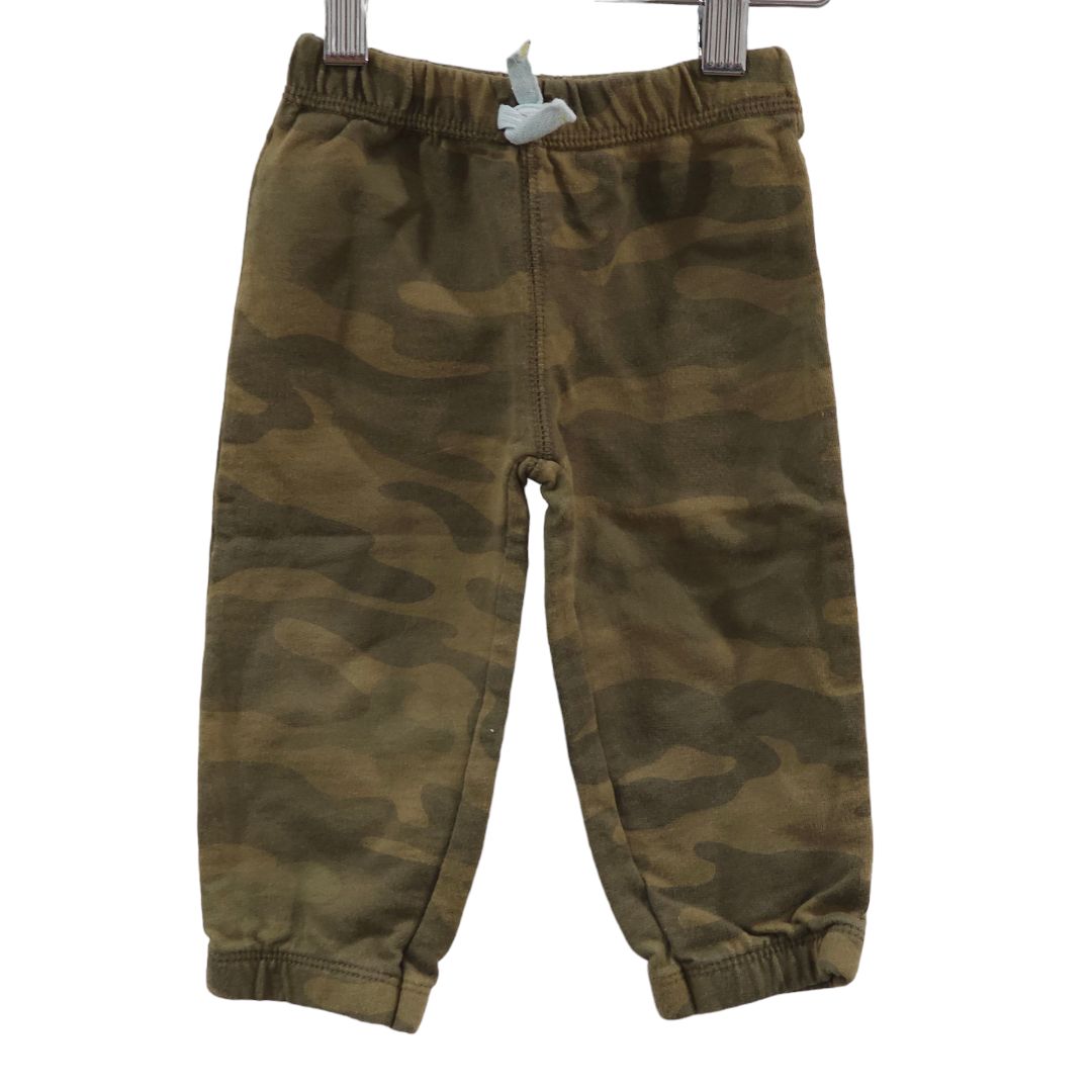 Carter's - Green Camo Pull-On Pants, 12 m