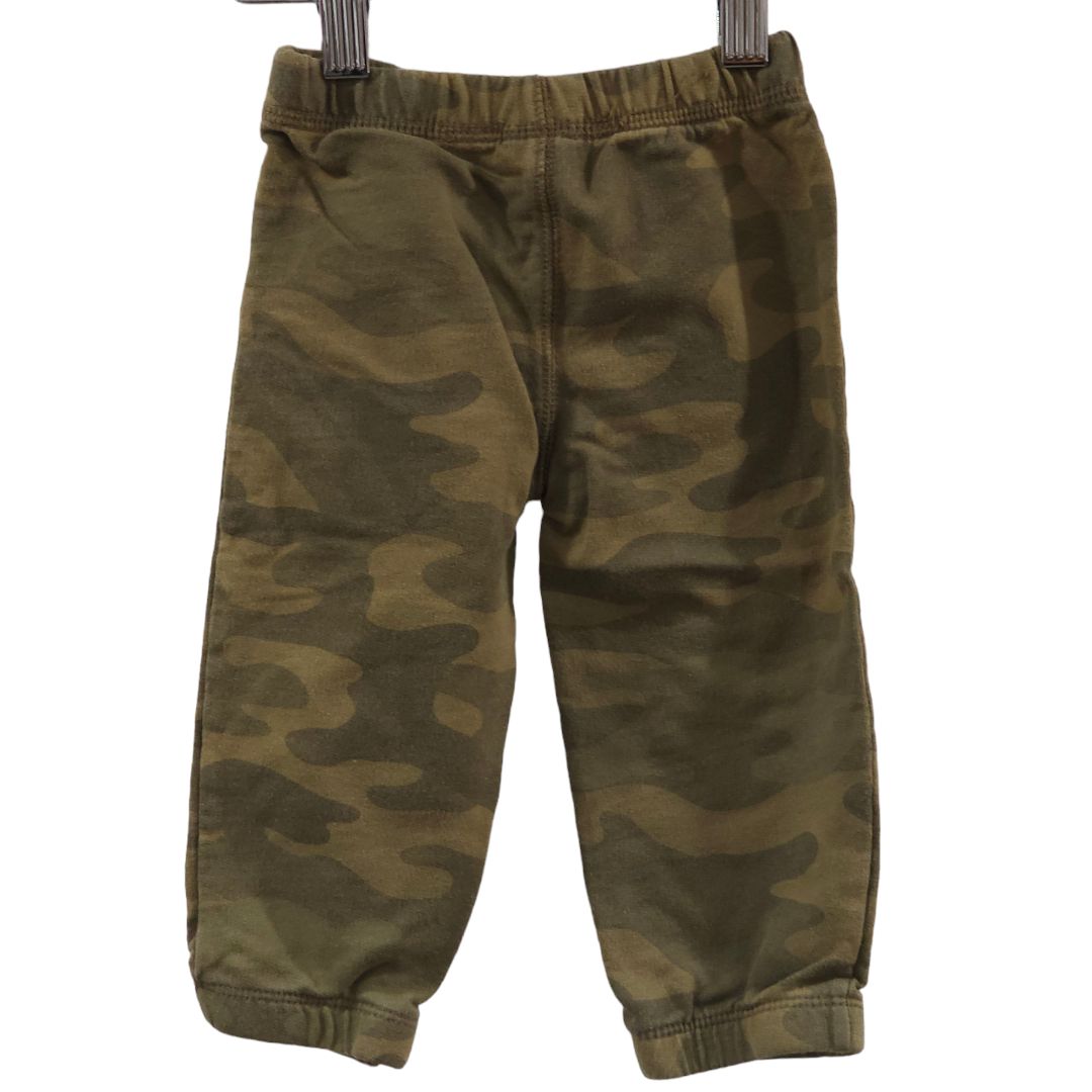 Carter's - Green Camo Pull-On Pants, 12 m