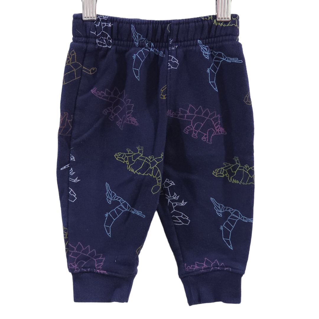 Cat &amp; Jack - Pantalón deportivo con diseño de dinosaurio azul, 12 m