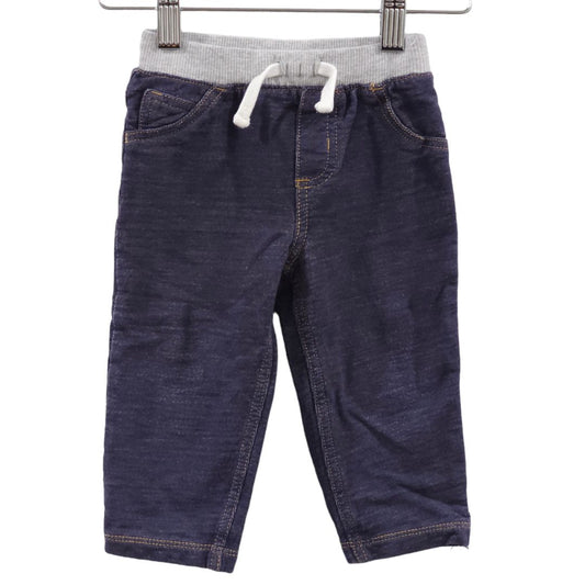 Carter's - Blue Pull-On Knit Denim Pants, 12 m