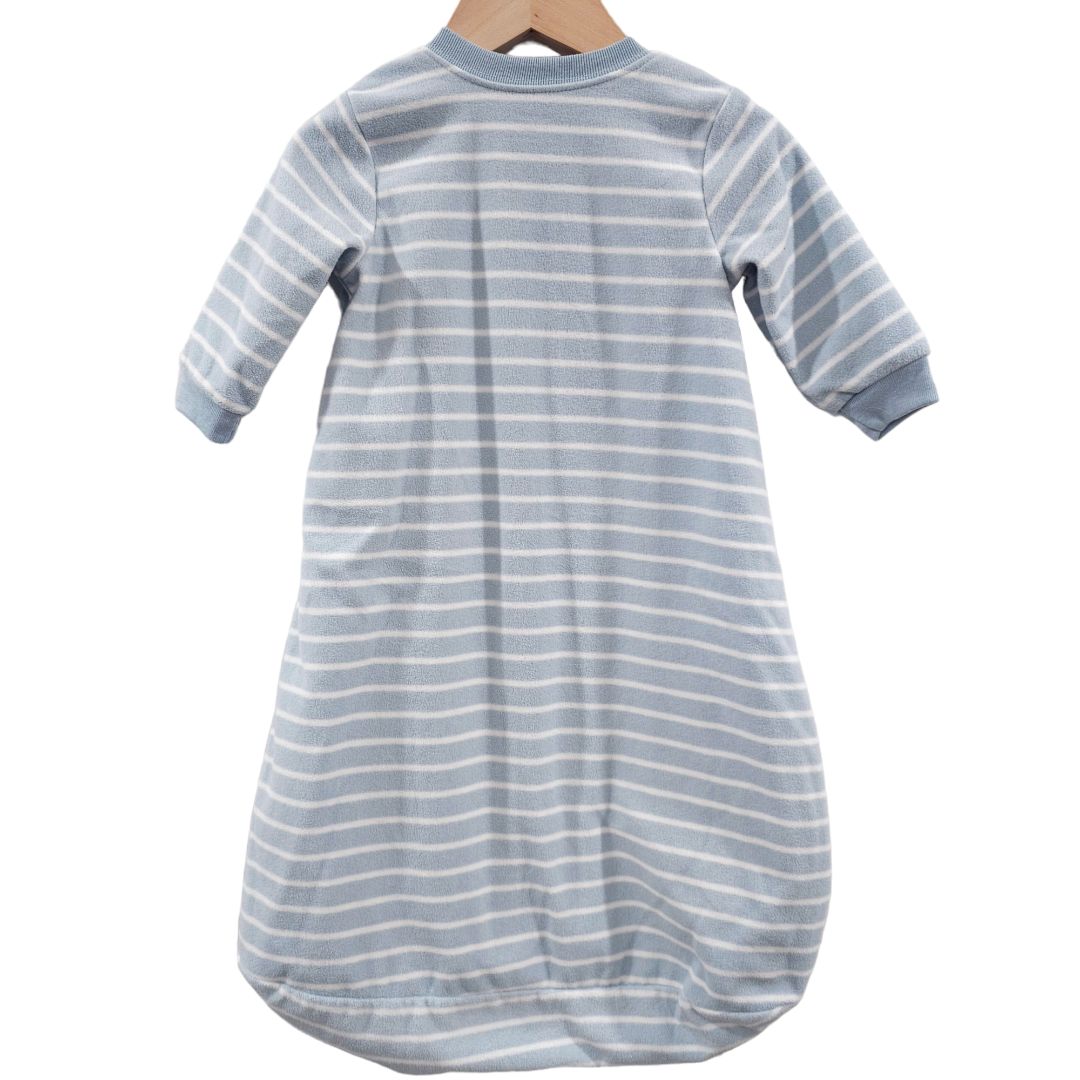 Carter's - Blue Striped Dinosaur Sleeping Gown, 3-6 m