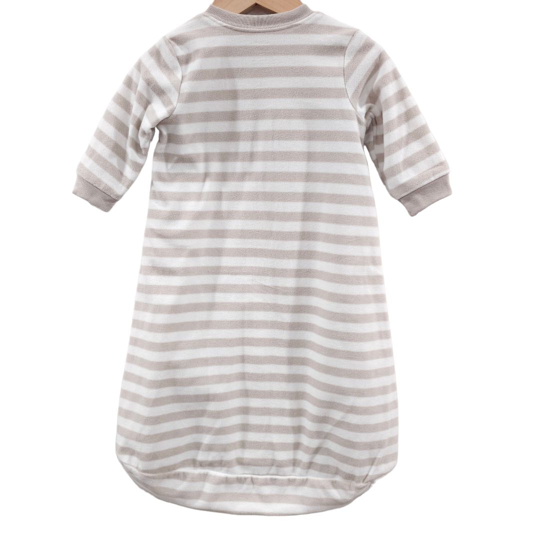 Carter's - Beige Striped Fox Sleeping Gown, 3-6 m