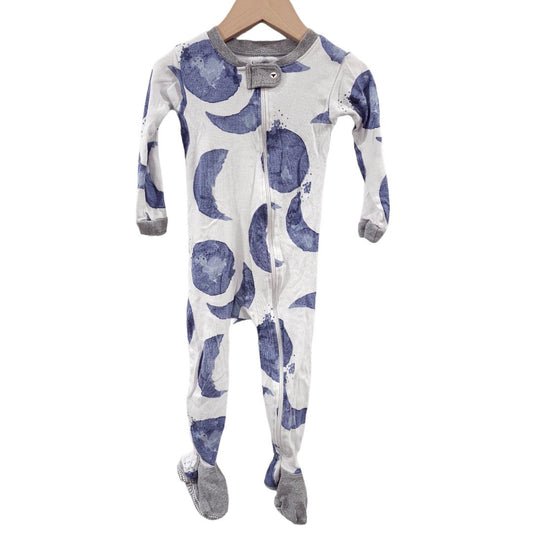 Burt's Bees - Pijama blanco de manga larga con estampado de Hello Moon, 18 m