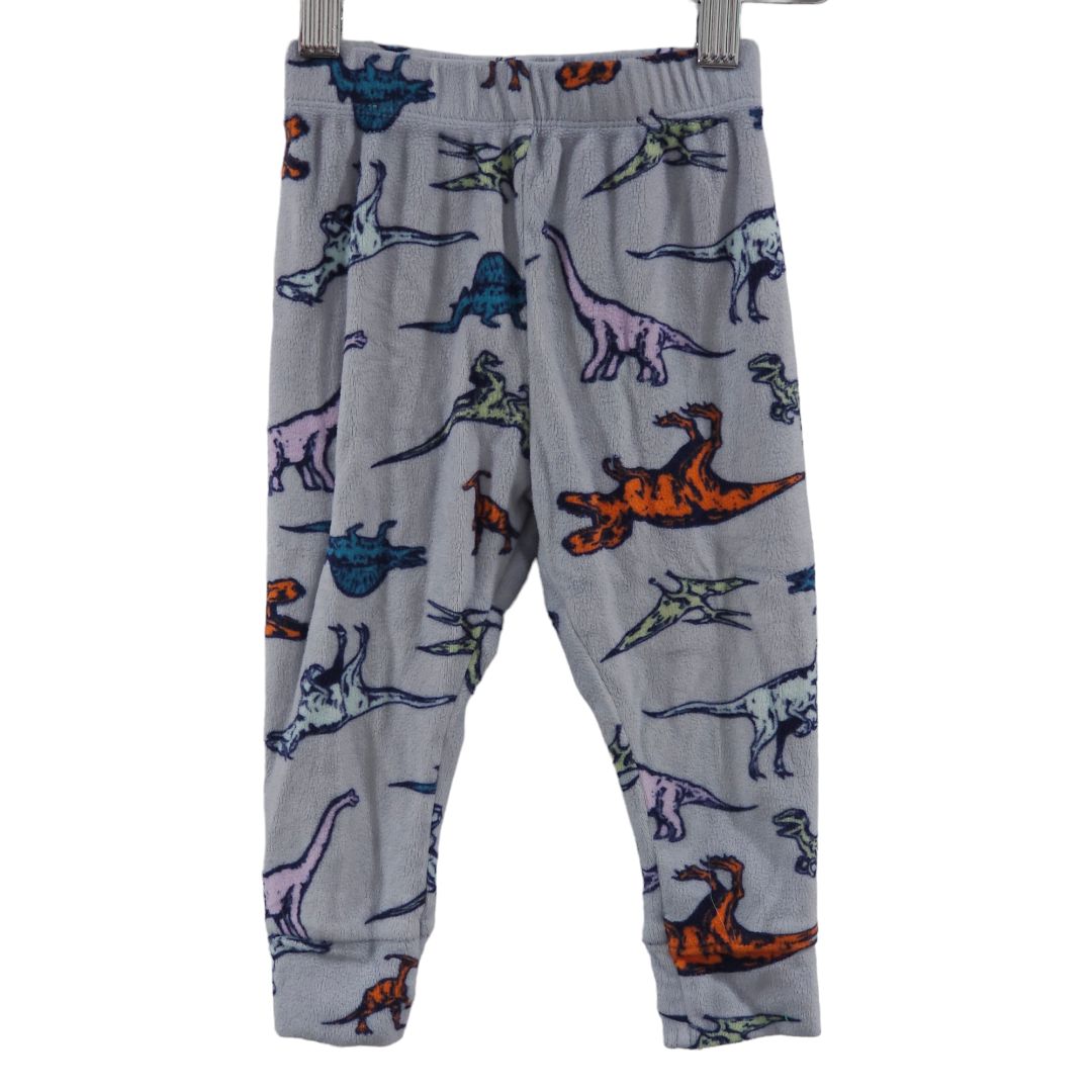 Cat & Jack - Gray Dinousaur 2 Piece Soft Pajama, 18 m