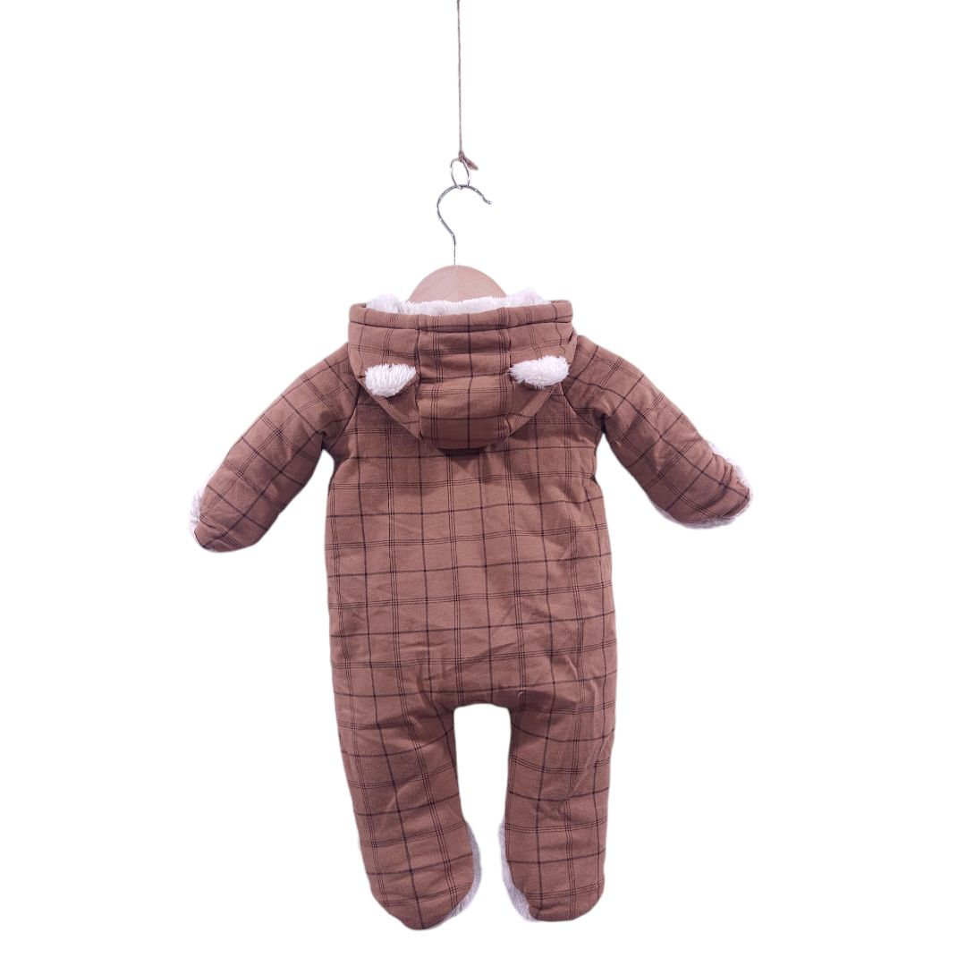 Baby Gap - Tan Bear Sherpa Bodysuit up to 7 lbs, Newborn