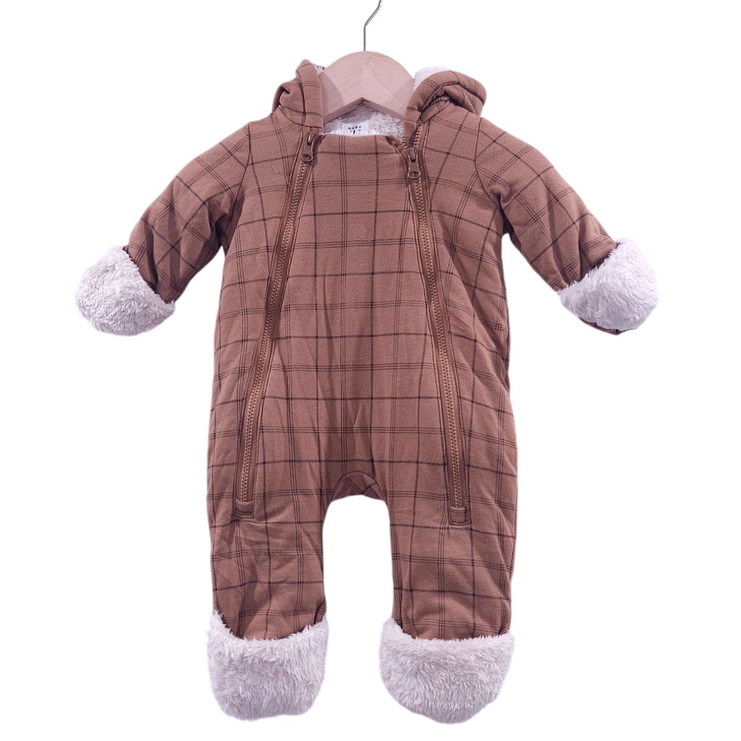 Baby Gap - Tan Bear Sherpa Bodysuit up to 7 lbs, Newborn