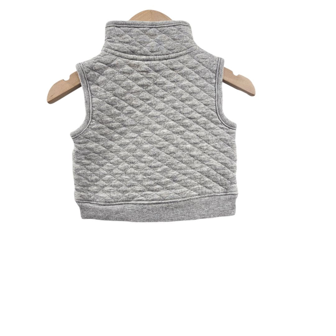 Carter's - Gray Quilted Vest, 6 m