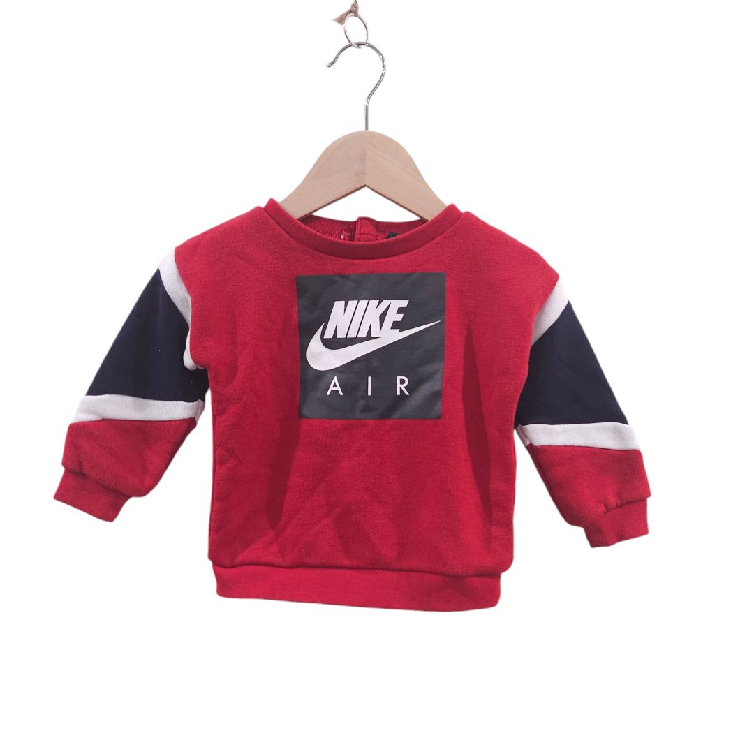 Nike - Red and Black Sweatshirts and Jogger Pants, 12 m