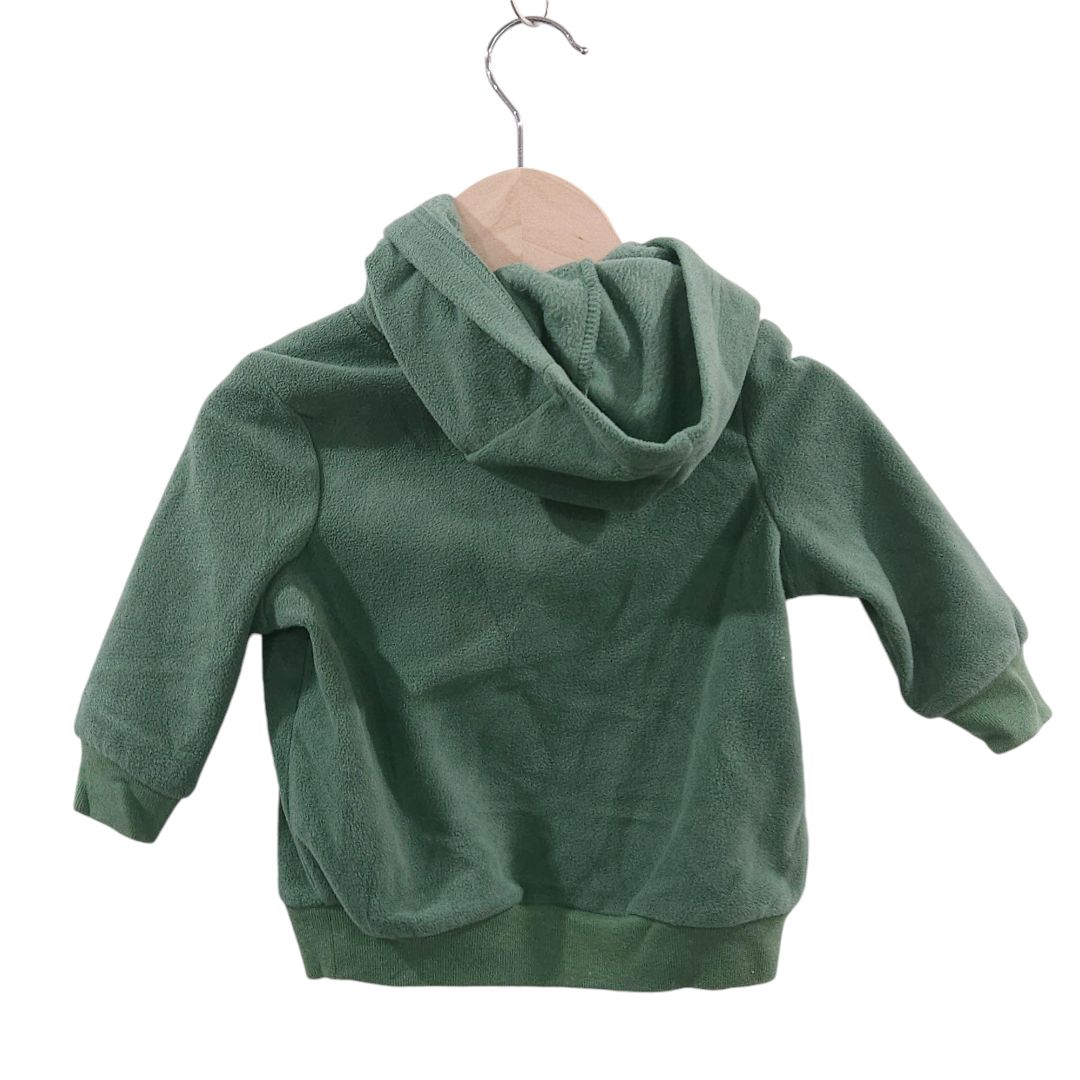 Carter's - Green Monster Fleece Hooded Sweatshirt, 6 m