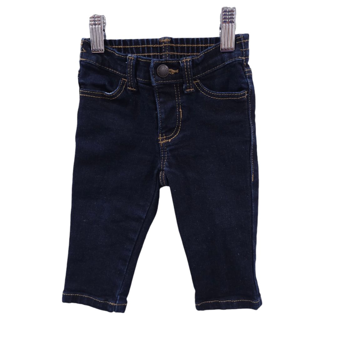 Old Navy - Vaqueros elásticos azules, talla 6-12 m