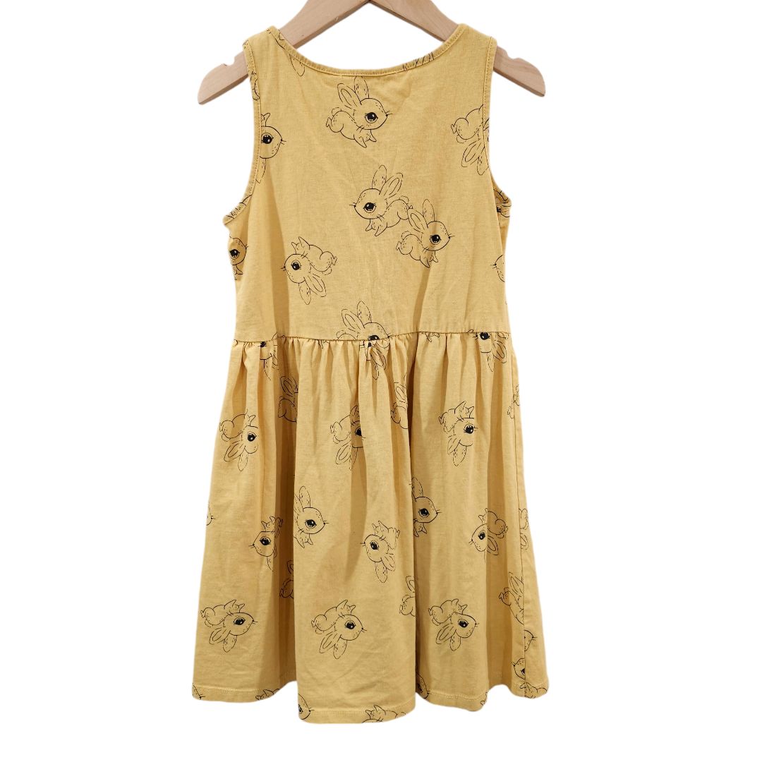 H&M - Yellow Bunnies Jersey Dress, 6/7