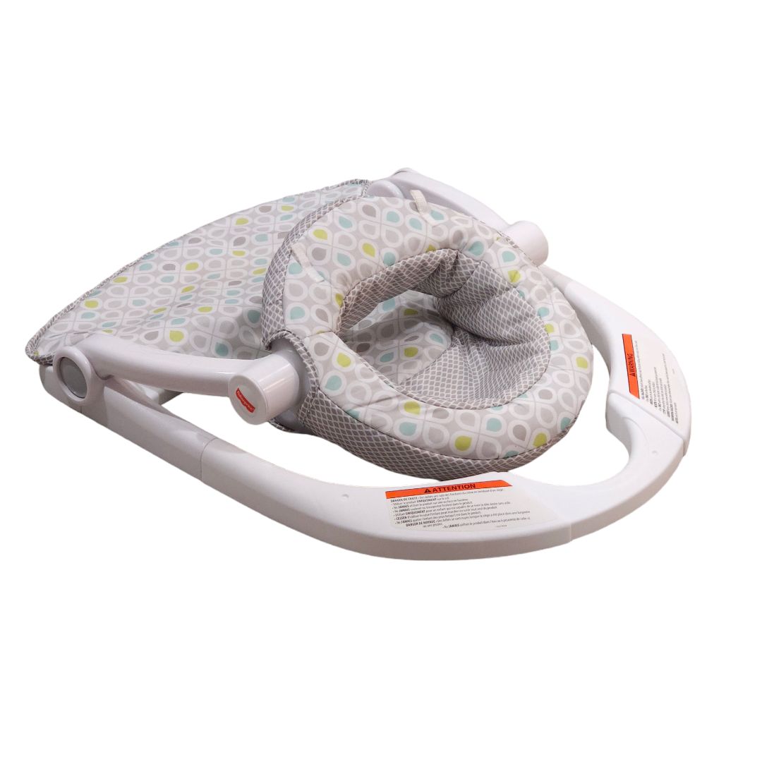 Fisher-Price - Asiento de suelo gris Sit-Me-Up