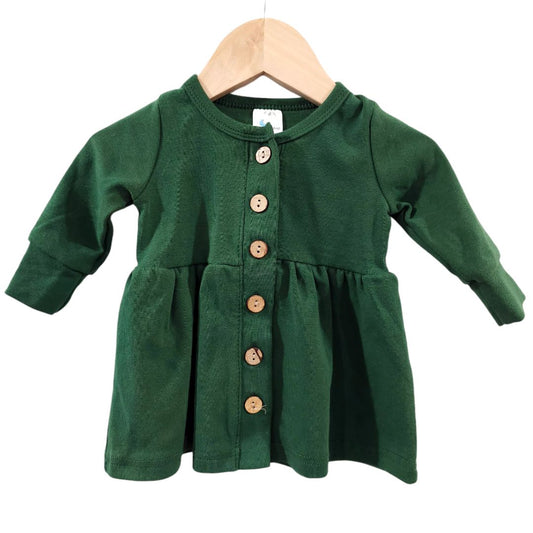 Little One Shop - Green Button Up Dress Shirt, 3 m