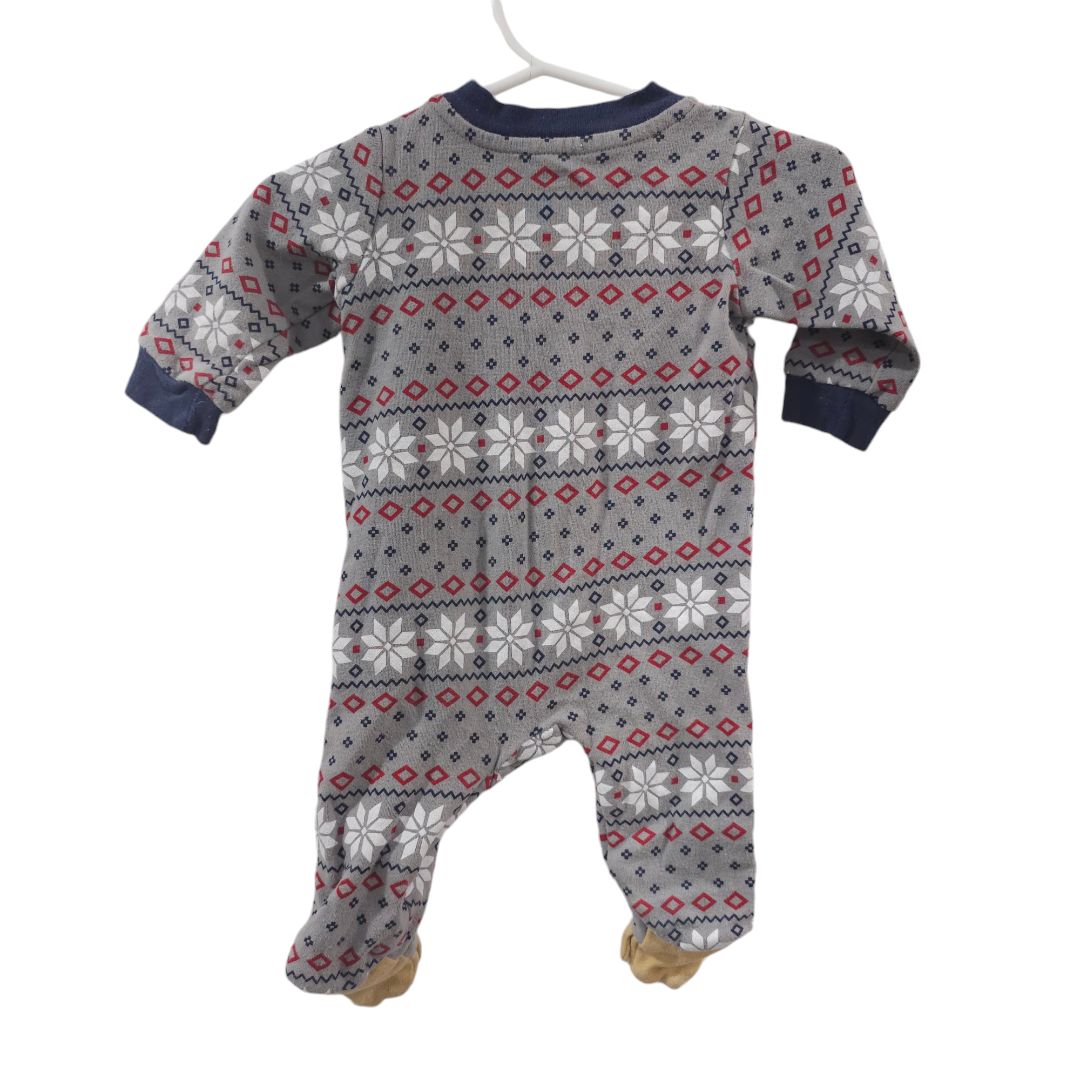 Koala Baby - Pijama con patas de animales de invierno en color gris, 0-3 m