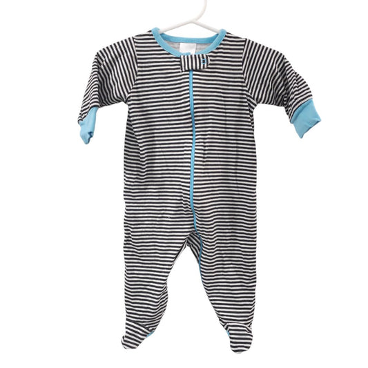 Gerber - Blue Striped Footed Pajama, 0-3 m