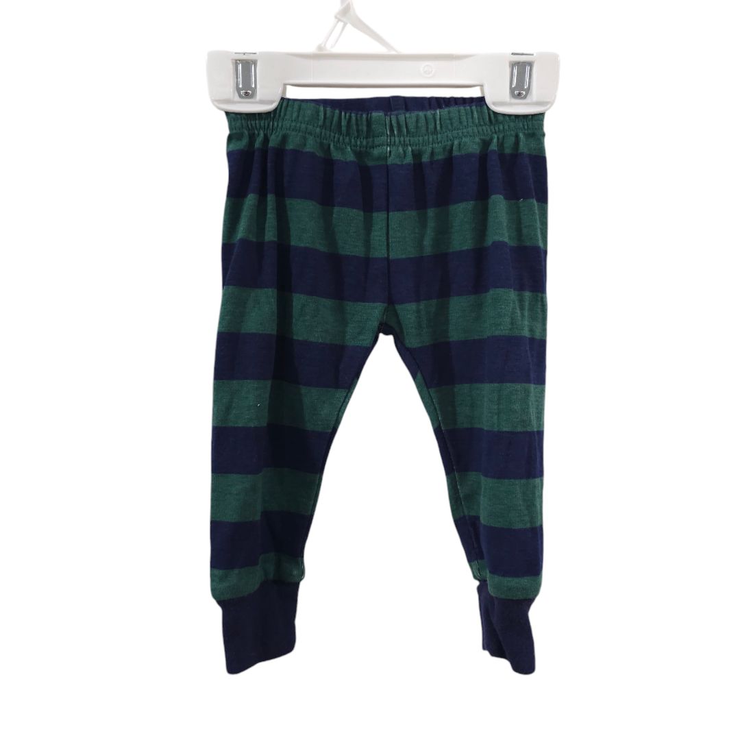 Carter's - Pijama de dos piezas Big Foot en color azul, 6 m