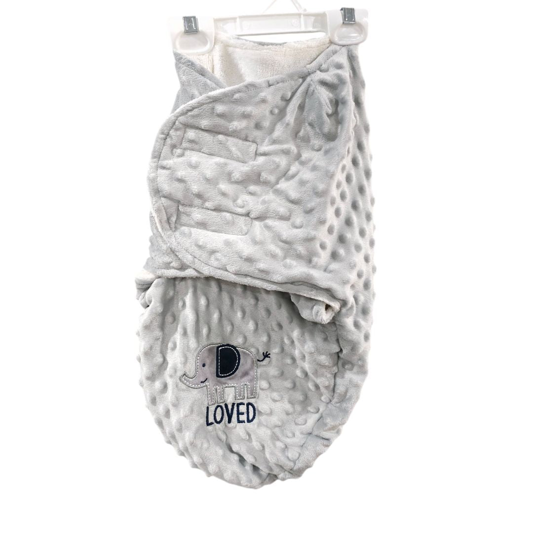 Duck Duck Goose - Gray Elephant Swaddle