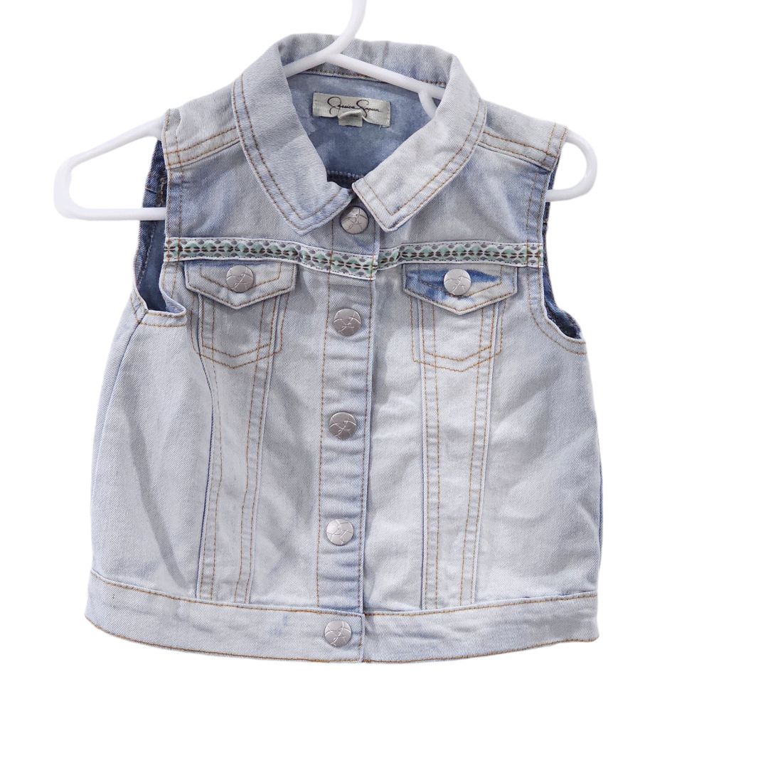 Jessica Simpson - Blue Denim Vest, 18 m