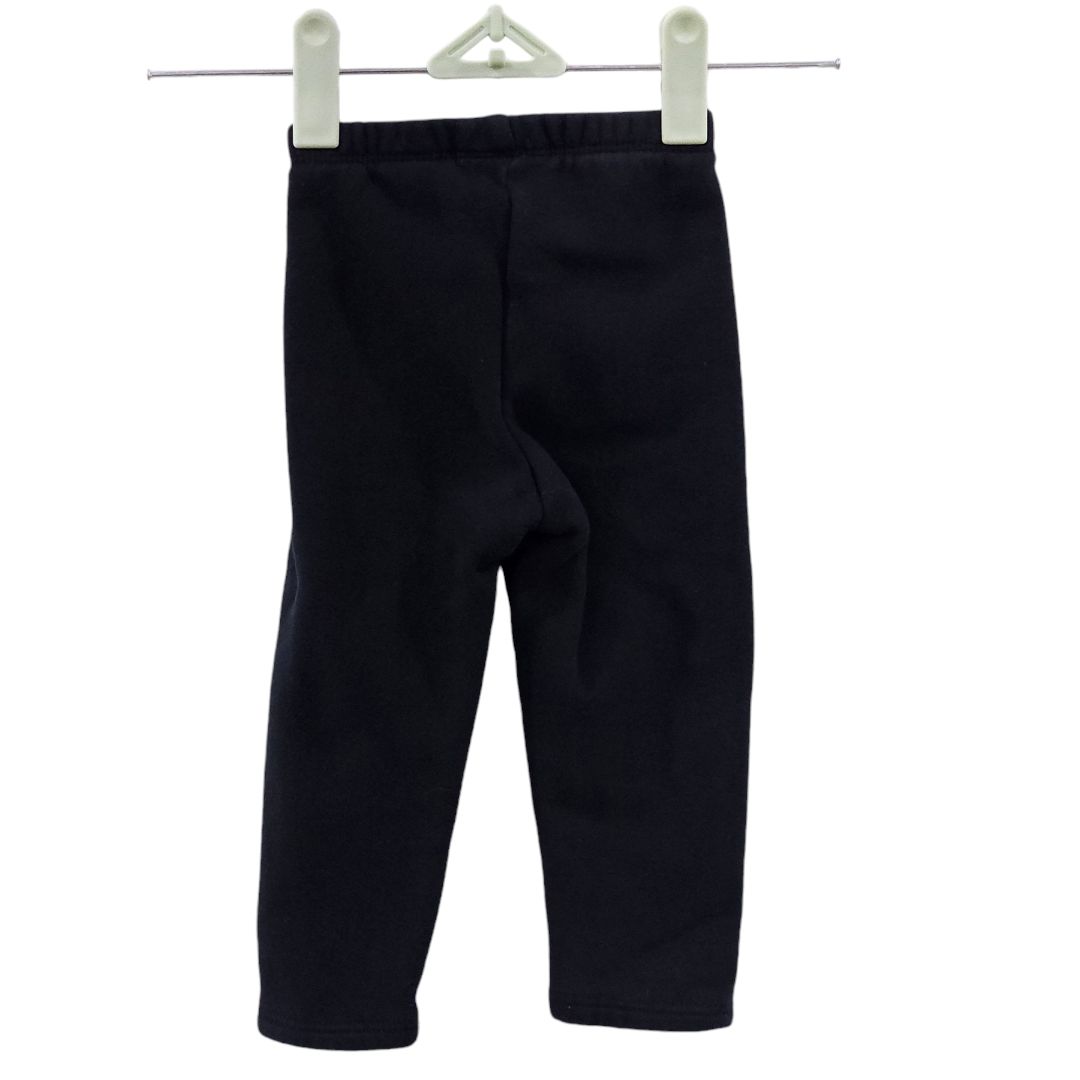 Cat & Jack - Black Fleece lined Leggings, 18 m