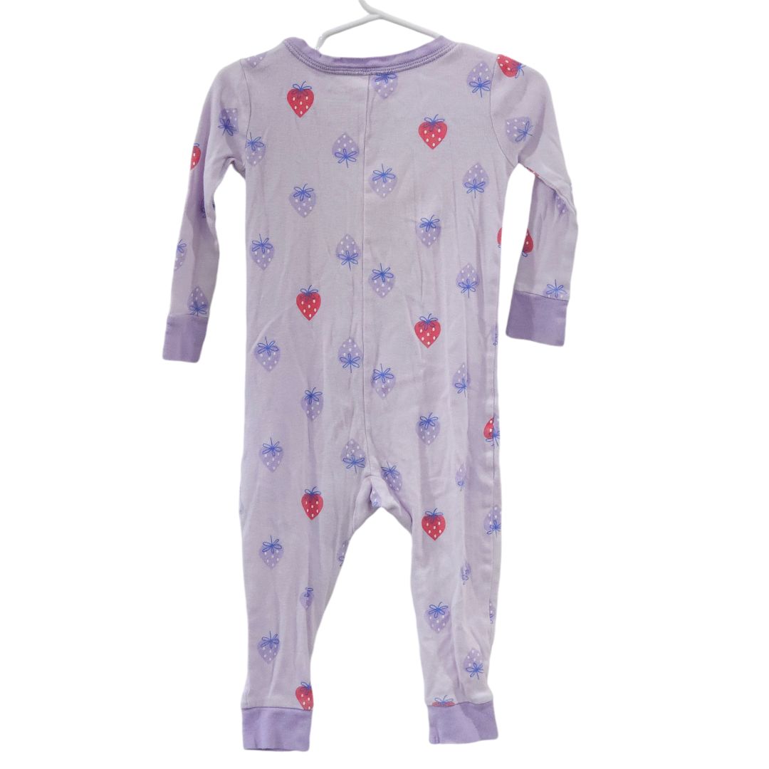 Pijama sin pies Cat &amp; Jack de fresas moradas, 24 m