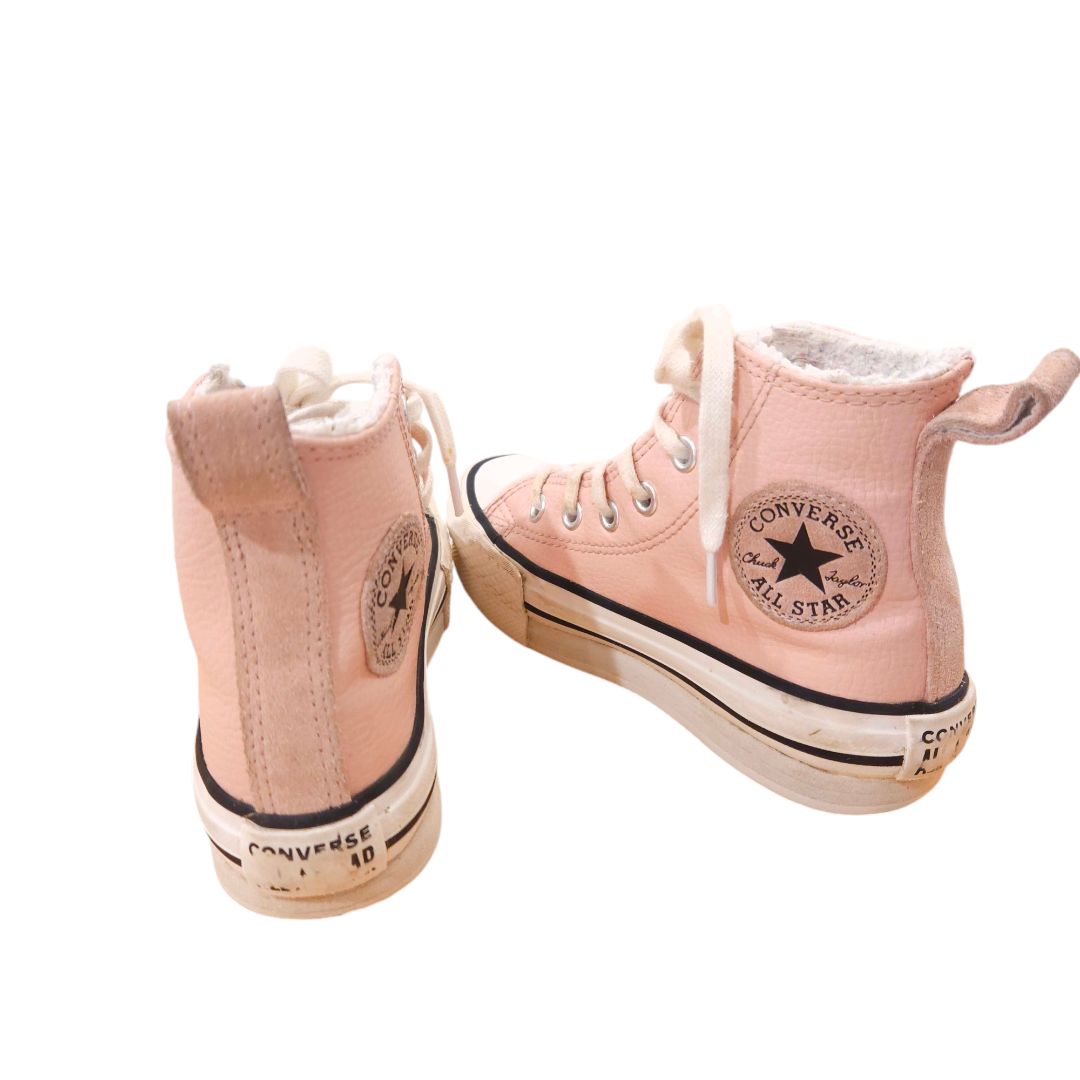 Converse - Pink Chuck Taylor Fleece lined, 11