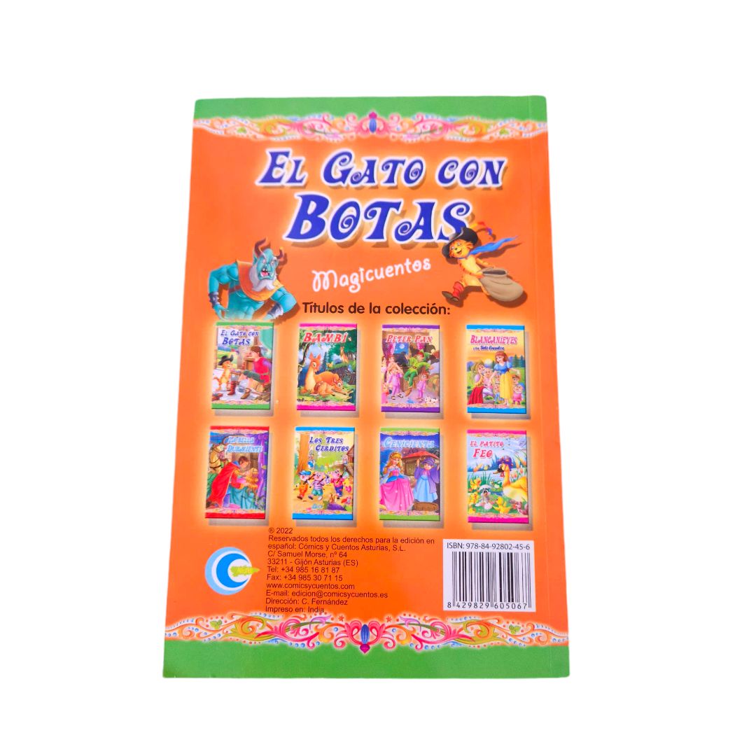 Libros de cuentos de hadas en español: El Gato con Botas y Bambi