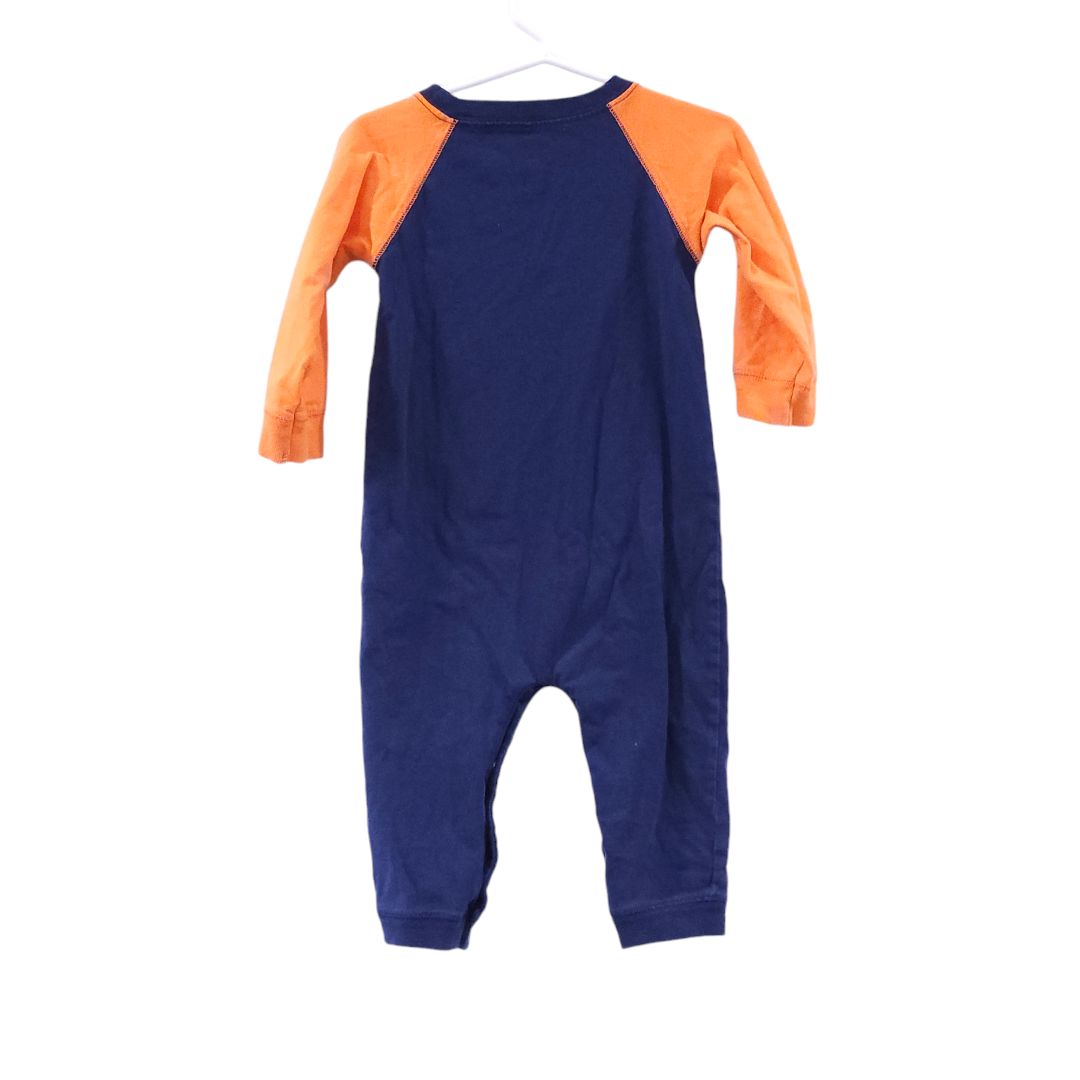 Child of Mine - Blue and Orange "Awesome" Jumpsuit, 12 m