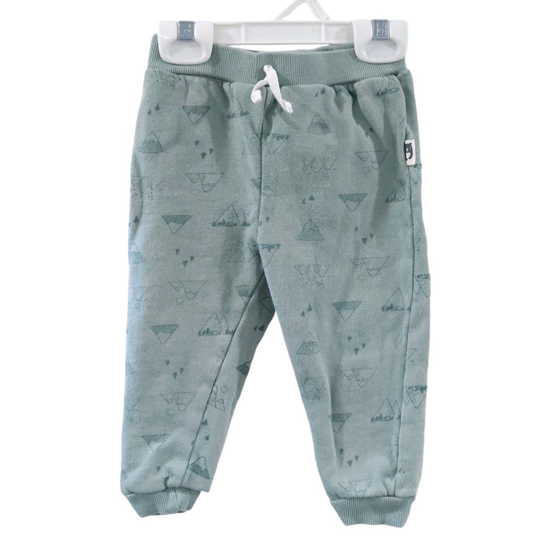 Rabbit and Bear - Blue "Adventure Awaits" Sweater and Jogger Pants Set, 18 m