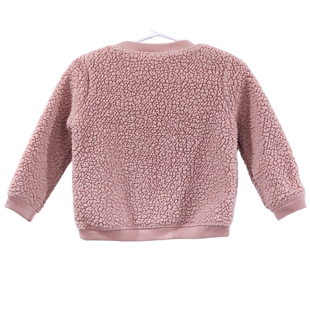 Sudadera polar con osito de peluche rosa de Carter's, 18 m